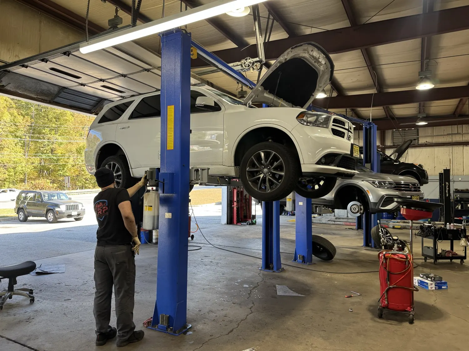 A Volkswagen serviced at KRP Automotive Repair in Franklin, NJ