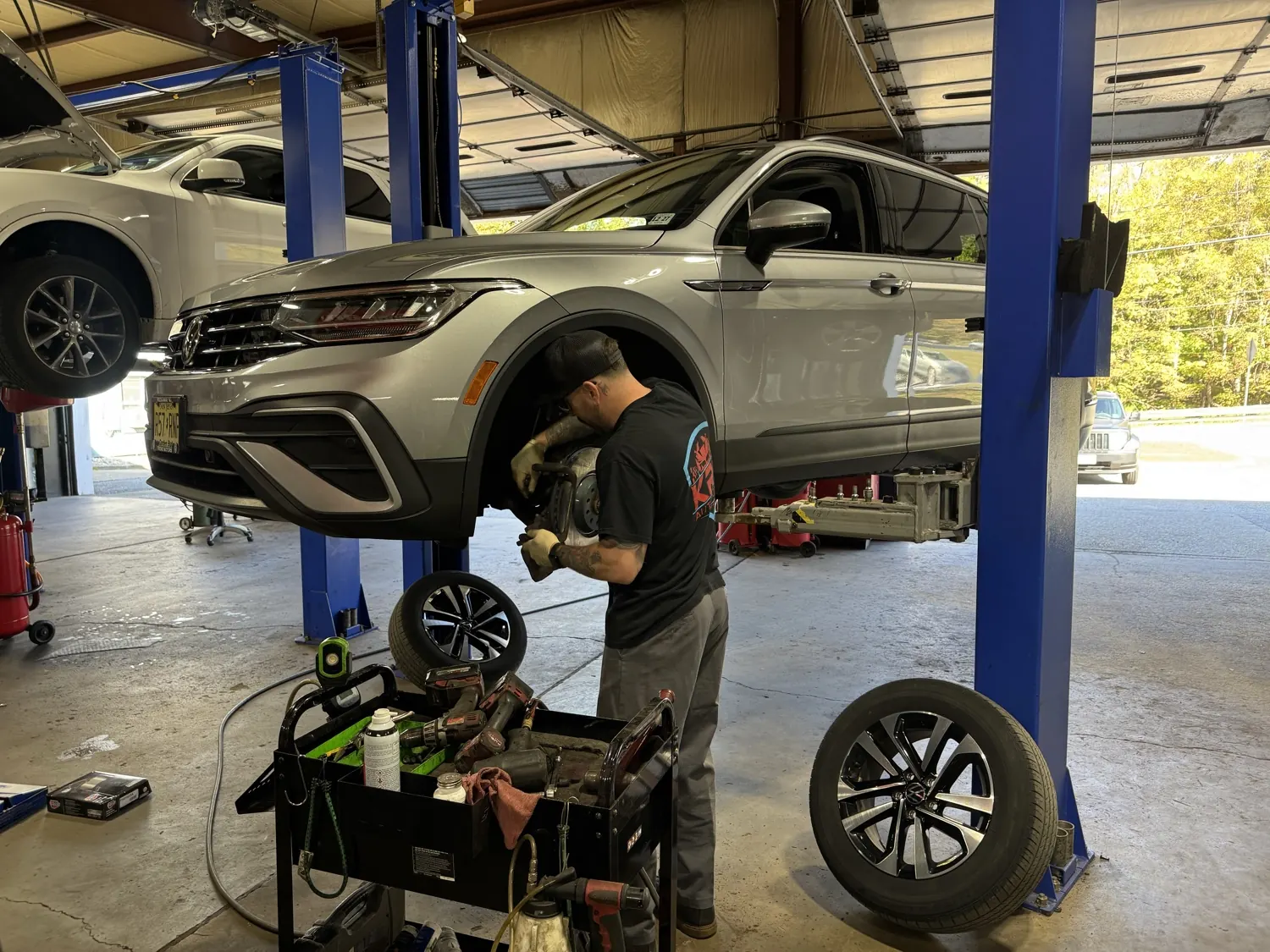 A Volkswagen serviced at KRP Automotive Repair in Franklin, NJ