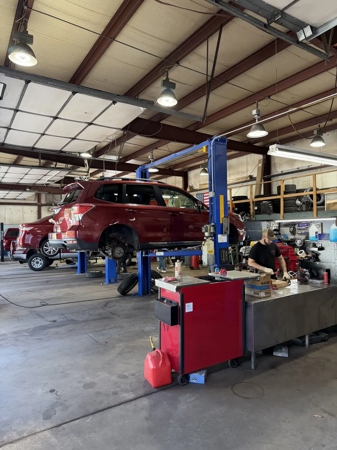 A Subaru serviced at KRP Automotive Repair in Franklin, NJ