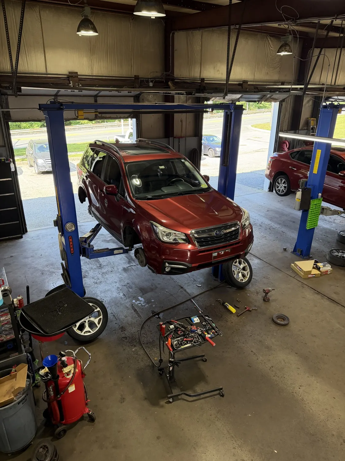 A Subaru serviced at KRP Automotive Repair in Franklin, NJ