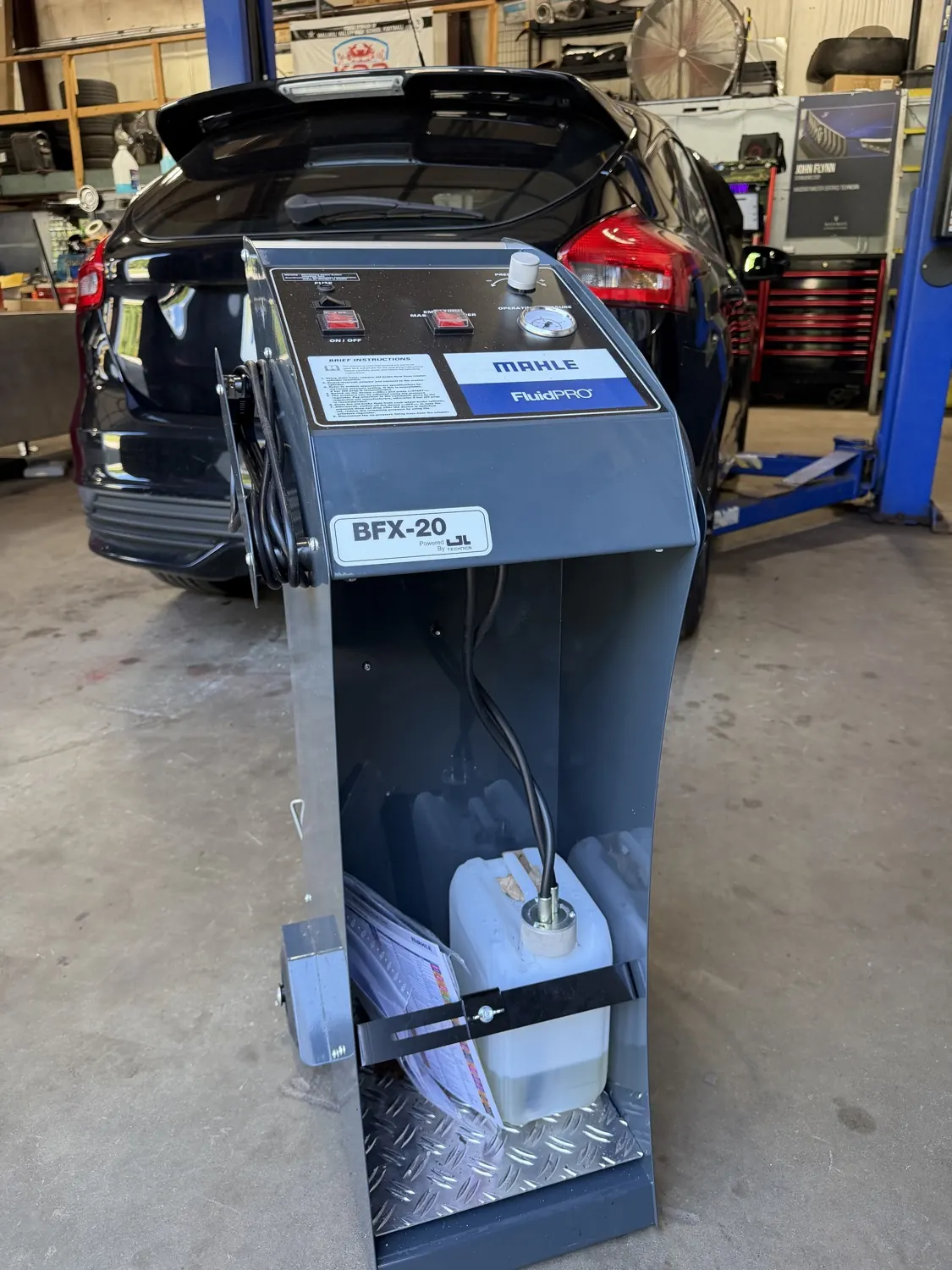 Fluid exchange service at KRP Automotive Repair in Franklin, NJ