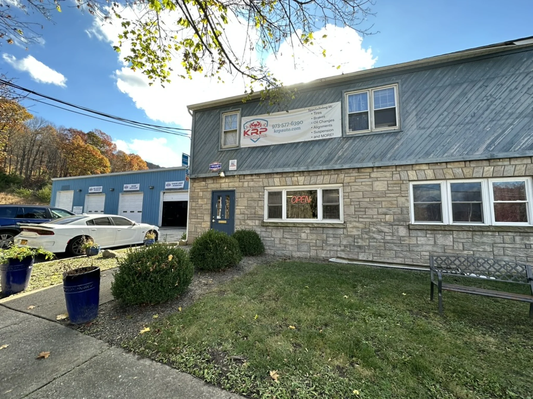 The KRP Automotive Repair shop in Franklin, New Jersey