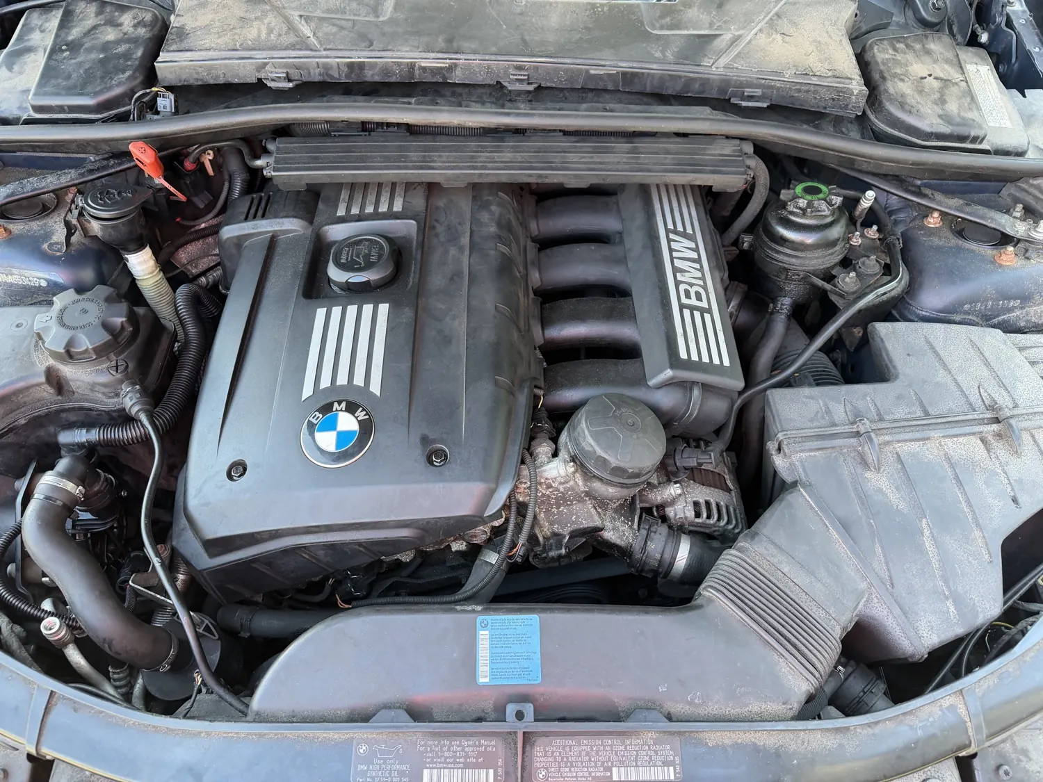 Cooling-system service under the hood at KRP Automotive Repair in Newton, NJ
